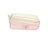 Fashionable Simple Stationery Pouches Reinforced Canvas Construction Multiple Interior Pockets for Artists Students Premium Fabric Pen Organizers