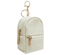 Fashionable Small Backpack Keychain Cosmetic Bag for Women Sturdy PU Leather Lipsticks Holder and Card Organizers Holder Organizers