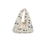 Fashionable Sparkle Shoulder Bag Faux Trim Adjustable Strap Lightweight Polyester Casual Evening Outfit Accessory Glitter Women Trendy for Daily Use Lightweight Casual Women ' s Fashion Handbag Party