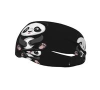 Fashionable sports decorative sweatband HJFCZH 596215421120570368 Prints moisture wicking elastic suitable for cycling yoga running