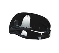 Fashionable sports decorative sweatband WHJSSF The ghost in front of the grave Printing moisture wicking elastic suitable for cycling yoga running