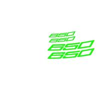 Fashionable Strip Edge Motorcycle Wheel Stickers Reflective Rim Stripe Tape Motorbike Waterproof Decals for Kawasaki VERSYS 1000 Versys 650(Style 8)