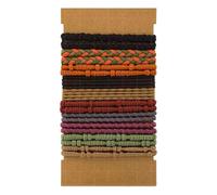 Fashionable Styles Elastic Hair Ties 20Pcs Sturdy Stretch Ponytail Holders for Women and Girls with Thin or Curly Hair