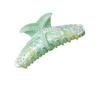 Fashionable Themed Rhinestones Hair Claw Starfishes Pattern Practical Acrylic Clip For Long Suitable Daily Use And Celebrations Hair Clip Updos