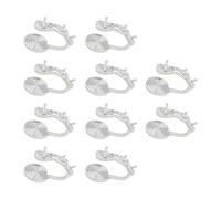 Fashionable U Shaped Clip Earrings 10 Pcs Without Need Ear Holes Comfortable All Day Use Pearls U Shape Ear Clamps