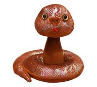 Fashionable Vibranting Stuffed Snake Toy With Soft Texture Portable For Children And Friend Daily Use Year Of The Snake Plush