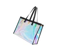 Fashionable Waterproof Gym Bag Women’s Colorful TPU Construction Portable Beach Pool Travel Accessory Fashionable Waterproof Swim Bag