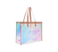 Fashionable Waterproof Gym Bag Women’s Colorful TPU Construction Portable Beach Pool Travel Accessory Fashionable Waterproof Swim Bag