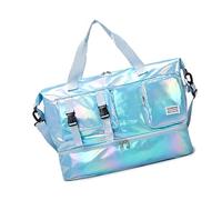 Fashionable Waterproof Workout Bag Dry Wet Separation Technology and Reinforced Shoulder Strap Design Gym Bags Handbag Large Capacity Gym Bag with Dry Wet Compartment