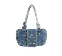 Fashionable Women Shoulder Bag with Metal Star Embellishments Versatile Girsl Underarm Bag Modern & Functional Bag