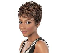 Fashionable Women's Fluffy High Temperature Silk Synthetic Wig Pixie Cut Curly Short Curly Hair Wig Ladies Wig Suitable for Daily Party Light Brown,11in (Light Brown 11in)