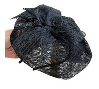 Fashionable Women's Lace Headpiece With Bows Comfortable Headband Stylish Hair Accessory For Wedding Guest Headgear