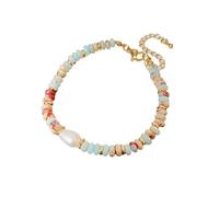Fashionable Women's Necklace Craft from Natural Stone Beads and Pearls Pendant Decoration for Elegant Look Styles Positive Energy Necklace