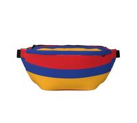FashionableFlag of Armenia Running Waist Bag, Light and Comfortable, Suitable for Travel, Shopping, Cycling and Fitness