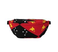 FashionableFlag of Papua New Guinea Running Waist Bag, Light and Comfortable, Suitable for Travel, Shopping, Cycling and Fitness