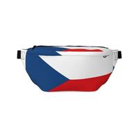 FashionableFlag of The Czech Republic Running Waist Bag, Light and Comfortable, Suitable for Travel, Shopping, Cycling and Fitness