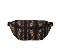 FashionableGerman Shepherd Running Waist Bag, Light and Comfortable, Suitable for Travel, Shopping, Cycling and Fitness