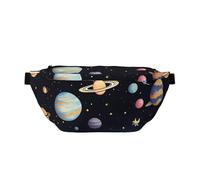 FashionableSaturn Jupiter Earth Running Waist Bag, Light and Comfortable, Suitable for Travel, Shopping, Cycling and Fitness