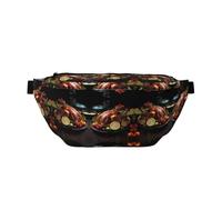 FashionableTantalizing Roast Turkey Running Waist Bag, Light and Comfortable, Suitable for Travel, Shopping, Cycling and Fitness