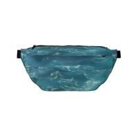 FashionableThe Deep Ocean Running Waist Bag, Light and Comfortable, Suitable for Travel, Shopping, Cycling and Fitness