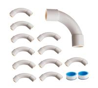 FashionCha 12x Mechanism Angle Pipe Connectors for Home Office Construction Projects