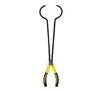 FashionCha 15.4 Inch Gold Melting Tongs, Jewelry Making Tool for Melting Furnace and Lab, Heavy Duty and Heat Resistant Furnace Tongs, Style B