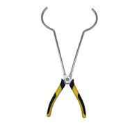 FashionCha 15.4 Inch Gold Melting Tongs, Jewelry Making Tool for Melting Furnace and Lab, Heavy Duty and Heat Resistant Furnace Tongs, Style A