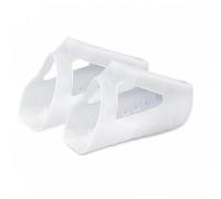 FashionCha 2 Pieces Heel Protectors Cushion Heel Pads Inserts Half Height Increasing Ergonomic Design Material Suitable for Use, Clear 2cm