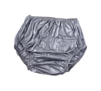 FashionCha Adult Diaper Cover for Seniors with Waterproof Feature and Reusable Design, Gray, M