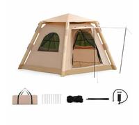 FashionCha Automatic Inflatable Camping Tent, Tent with Electric Air Pump for