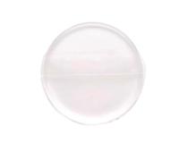 FashionCha Clear Silicone Makeup Sponge, Round Makeup Puff for Liquid Foundation, Cream, Concealer, Highlighter, Primer, Cream