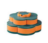 FashionCha Divided Serving Platter, Rotating Appetizer Platter for The Dining Area