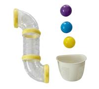 FashionCha DIY Activity Board - Materials for Creating A Sensory Tunnel - Early Learning Toys - Home Accessories -, yellow 43cm