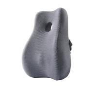 FashionCha Ergonomic Back Rest Pillow, Car Seat Support Cushion, Memory Foam for Recliners And Sofas, grey