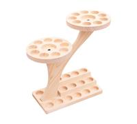 FashionCha Essential Oil Bottles Wooden Storage Stand Multilayer
