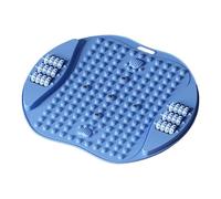 FashionCha Foot Pressure Point Mat, Acupressure Mat, Non-Slip Toe Plate, Foot Massage Pad for on The Go, Blue