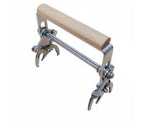 FashionCha Frame Clamp Wooden Handle Frame Grabber Metal Bee Frame Lifter Sturdy Stainless Construction Non-Slip Gripper Suitable for Open er Essentials
