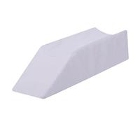 FashionCha Leg Elevating Pillow Support Incline Wedge Bed Knee Pillow Removable Cover Soft Foam Suitable for Resting Post-Surgery Sleeping, White 60x20x15cm