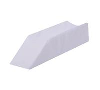 FashionCha Leg Elevating Pillow Support Incline Wedge Bed Knee Pillow Removable Cover Soft Foam Suitable for Resting Post-Surgery Sleeping, White 65x20x15cm