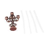 FashionCha Miniature Candlestick, Play Table, Scale 1:12, Dollhouse Candle Holder