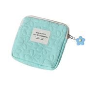 FashionCha Napkin Storage Bag Cute Reusable Holder Bag for Girls Women, Blue