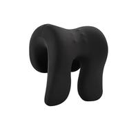 FashionCha Neck Cushion Headrest Pillow for Neck Multi Use Detachable Washable Memory Foam for Men Women Desk Sleeping Napping Pillow, Solid Black