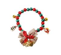 FashionCha Pearl - Elegant And Refined Pet Jewelry - Christmas Dog Collar, Ideal for Photos, Style C