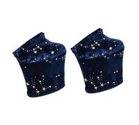 FashionCha Pole Dance Shoe Protectors, Exotic Shoe Covers for Smooth Floors, Socks for Women's Pole Dance Boots, Blue XL