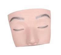 FashionCha Practice Head for Eyelash Extensions, Makeup Practice Model, Flat Face for Beginners
