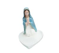 FashionCha Praying Statue, Jewelry Tray, Rosary Holder, Birthday Praying Sculpture, Rosary Box for Earrings, Bangle, Display Case, Vanity Shows, Mary Small