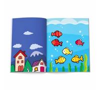 FashionCha Reusable Sticker Book for 2-6 Years, Interactive Sticker for Early Learning, Toddler Books & Coloring Books for s Ages 4-8, First Series 10 Books, Over 1000 Stickers