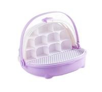 FashionCha Silkworm Breeding Box Easy Access Container for Observing Silkworm Development, violet