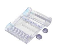 FashionCha Suction Cup Hair Scissors Storage Box for Barbers 5.5x8inch Organizer, Clear