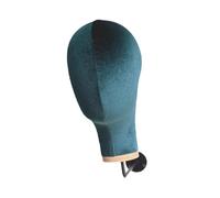 FashionCha Wig Holder with Wall Mounting Feature, Mannequin Head Hat Rack for Barbershop Use, Green